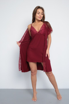 Пеньюар с сорочкой 13018