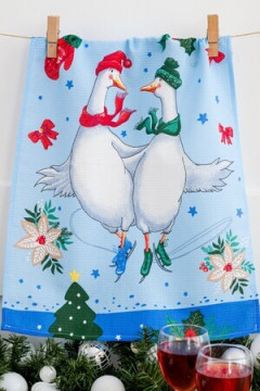 Набор кухонных полотенец Зимний день