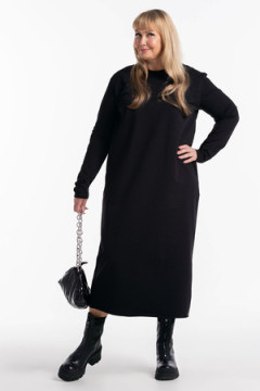 Платье футер-длинное