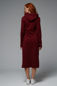 8520 Платье с капюшоном