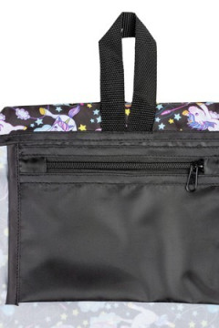 Мешок для обуви Единороги гимнасты черный