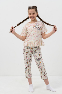 Пижама с бриджами Пёсик детская короткий рукав