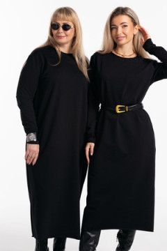 Платье футер-длинное