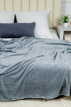 Плед велсофт Bio-Line, мягкий пушистый кубик