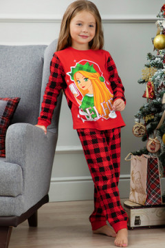 Детская пижама с брюками Juno AW21GJ544 Happy New Year