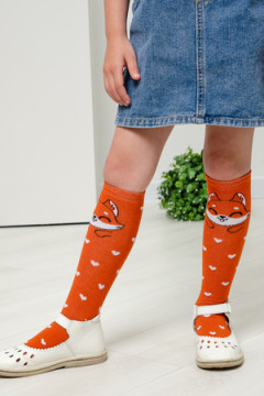 Детские гольфы Лисенок (набор 2 пары)