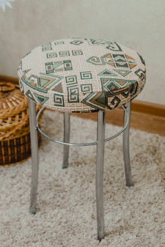 Подушка для мебели Сидушка на табурет круглая