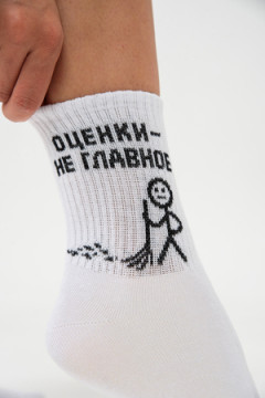 Носки стандарт Оценки не главное (набор 2 пары)