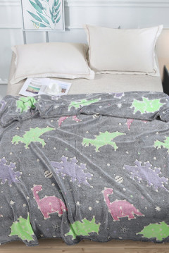 Плед Аэро Софт PAVLine FREEDom Динозавры цветные (свето