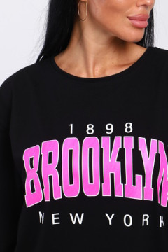 Футболка с надписью Brooklyn, плотность 190гр., Арт. 803