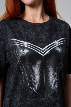 8594 футболка женская оверсайз