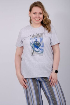 Пижама с брюками Флористика 2