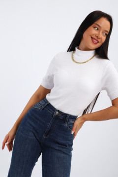 Водолазка с коротким рукавом 32105