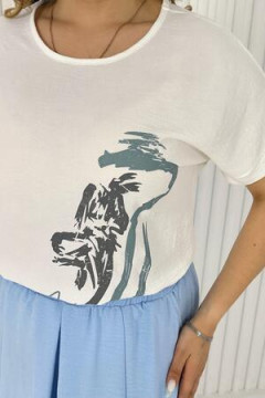 Костюм с юбкой 52323