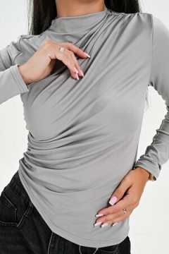 Лонгслив с драпировкой