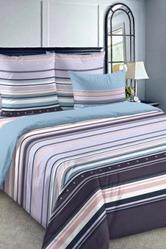 КПБ  Адриан 2сп с простыней на резинке  160*200*25, перкаль