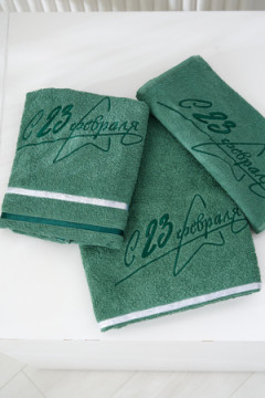 Полотенце 14418/13 23 февраля плотность 350гр