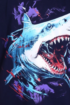 Пижама с шортами арт. ПМ-022-058 Акула