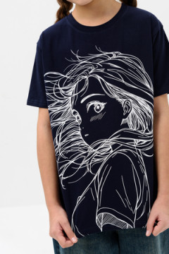 Детская футболка Ветер аниме