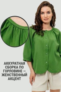 Рубашка с круглым вырезом
