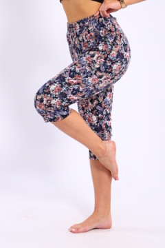 Бриджи с цветочным узором Бр-2