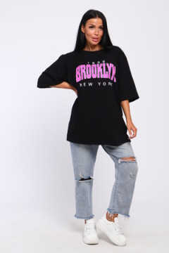 Футболка с надписью Brooklyn, плотность 190гр., Арт. 803