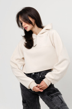 Свитшот 2 оверсайз короткий