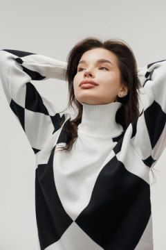 Костюм с брюками Вязаный с брюками