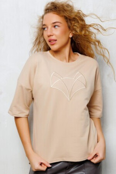 Футболка с вышивкой 342BEG