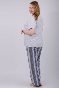 Пижама с брюками Флористика 2
