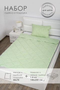 Набор постельных принадлежностей Дачный (одеяло 1, 5сп+подушка 50х70см)