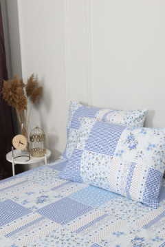 Простыня на резинке бязь 142г/м2 Пэчворк-1