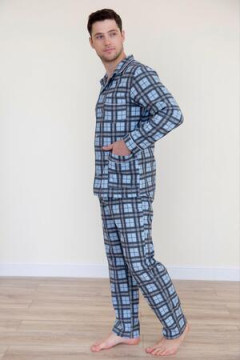 Пижама с брюками Фланель