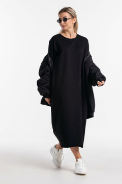 Платье футер-длинное