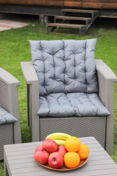 Подушка для мебели с завязками с 2 сторон PO52x60