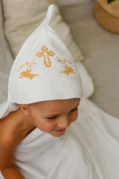 Полотенце велюровый Крестильный