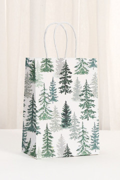 Набор крафт-пакетов подарочных новогодних 3 шт