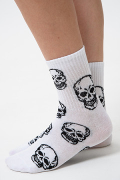 Носки высокие Череп (набор 2 пары)