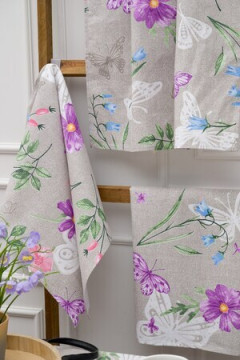 Полотенце кухонное Бабочки и цветы