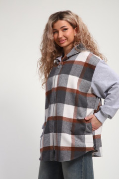 Рубашка толстовка на молнии женская РТЖКК-01