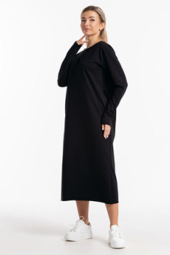 Платье футер-длинное