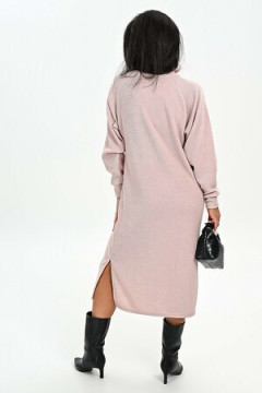 Платье теплое в рубчик