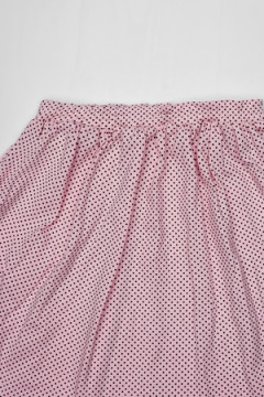 Костюм с юбкой Полька розовый