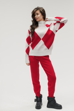 Костюм с брюками Вязаный с брюками