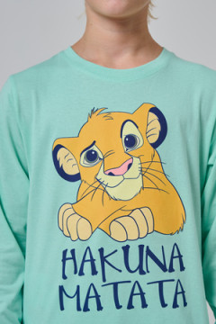 Пижама с брюками Кулирка с рибаной длинный рукав