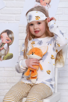 Детская пижама с брюками Зверята