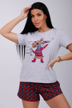 Пижама с шортами Приколось
