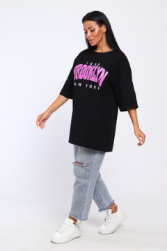 Футболка с надписью Brooklyn, плотность 190гр., Арт. 803