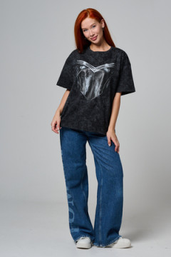 8594 футболка женская оверсайз