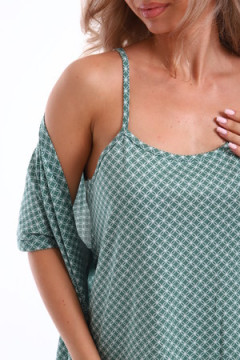 Пеньюар с сорочкой Флора 045